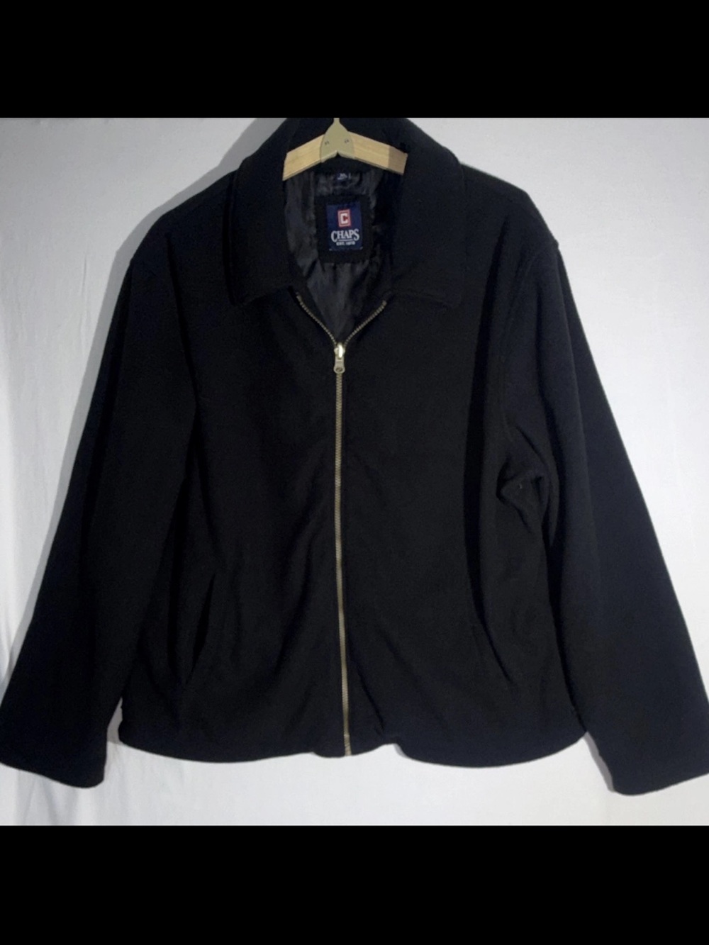 Chaps Jacket with Gold Hardware